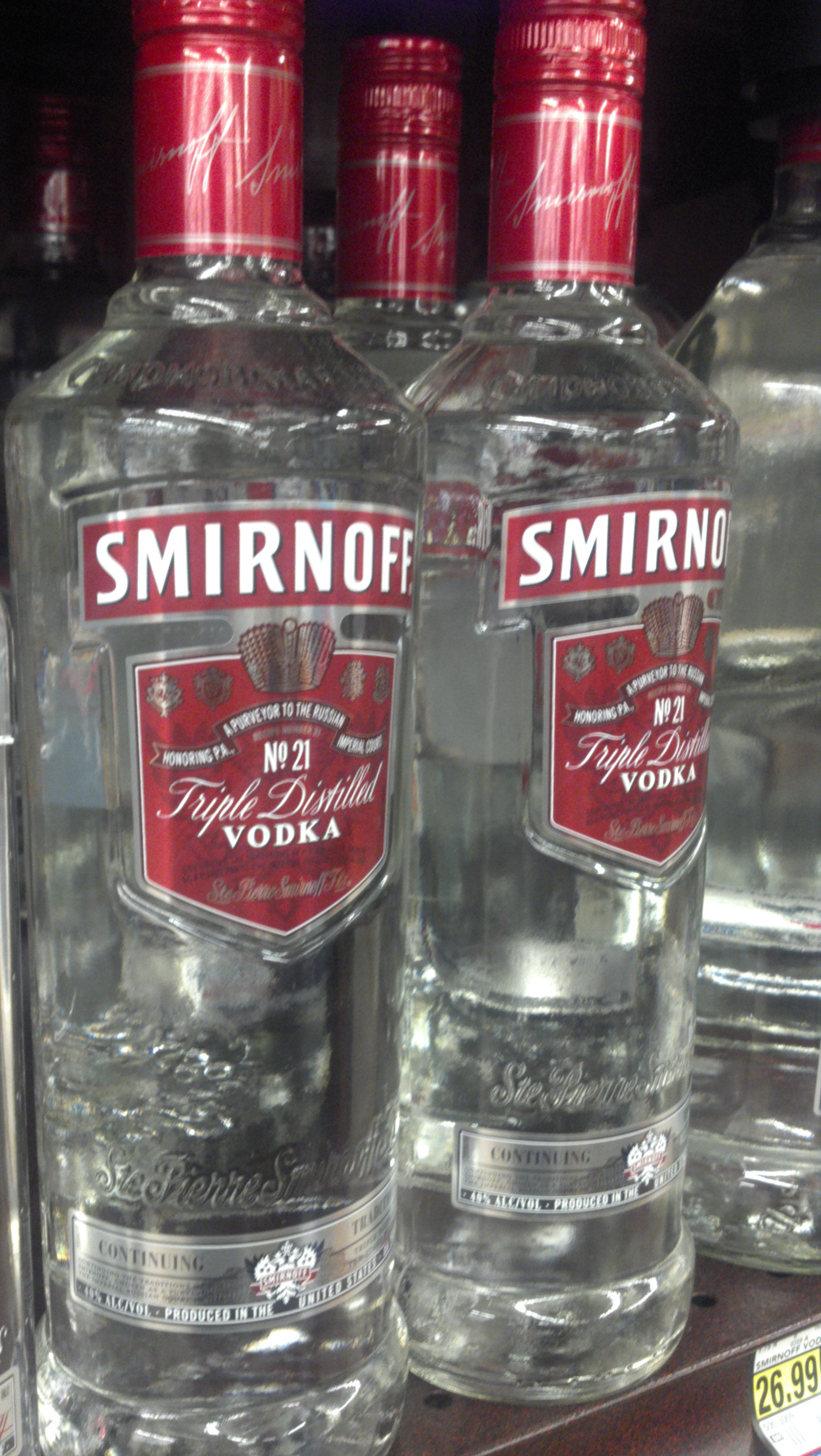 Past Deal Spirits Of The Week Smirnoff Lowest 9 00 At Vons
